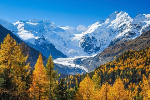 Bernina Pass road
