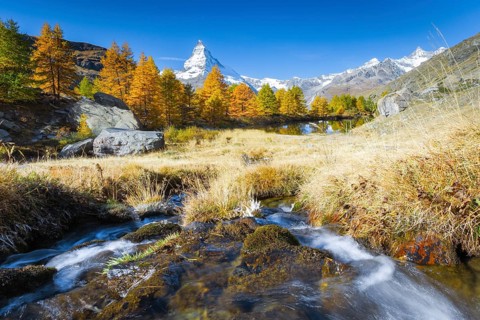 Matterhorn and Lake Grindji