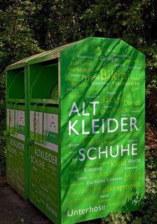 Old clothes container