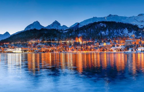 St. Moritz and Lake St. Moritz