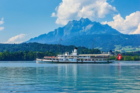 Steamboat on Lake Lucerne