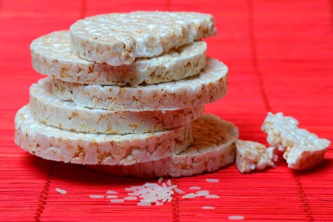 Stacked rice cakes