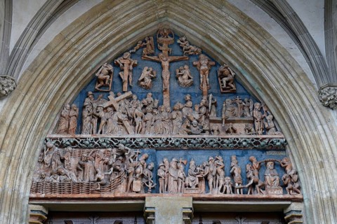 Passion Portal at Ulm Cathedral