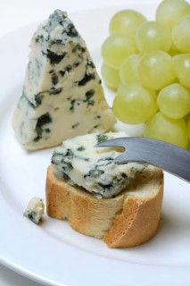 Roquefort on bread and fair