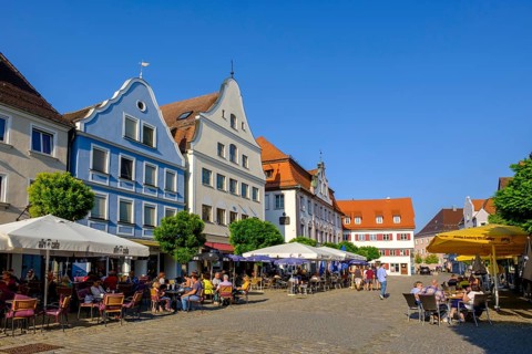 Baroque gabled houses