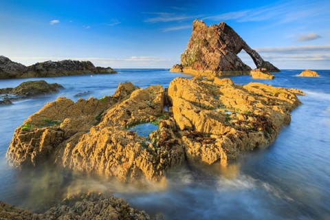 Rock arch on Scottish coast