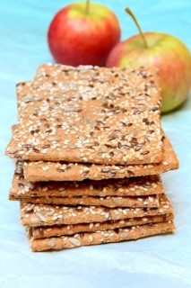 Crispbread with seeds