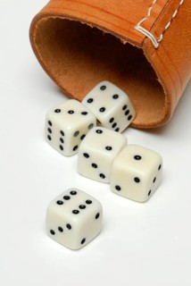 Dice and dice cup
