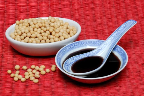 Sojasauce and Soya bean