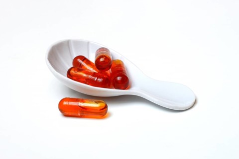 Omega-3 fish oil capsules