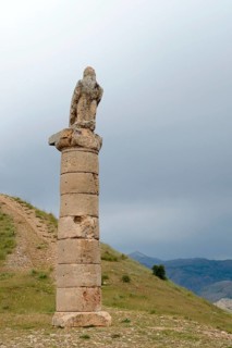 Eagle statue on column