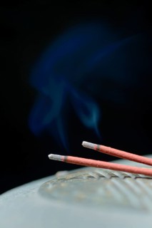 Bruning Incense Sticks