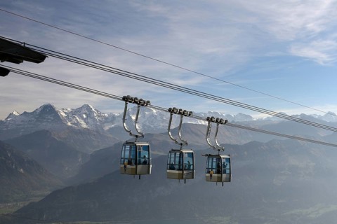 Cabins of the Niederhornbahn