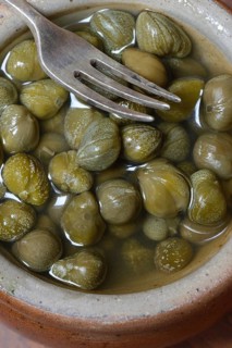 Bowl with capers