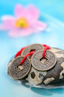 Chinese lucky coins