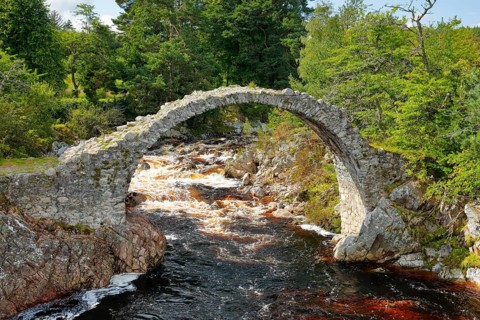 Carrbridge with Dulnain River