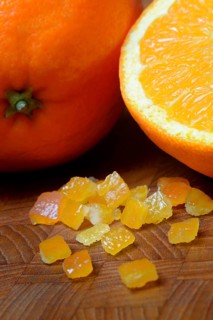 Candied orange peel