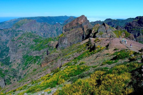 Mountain landscape at Pico de Arieiro