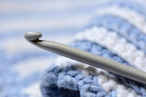 Crochet hooks with manual work