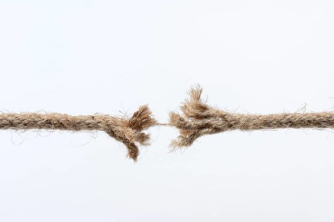 Defective jute rope