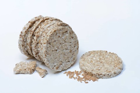 Dinkel wheat-waffles and grains