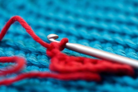 Crochet hooks with manual work