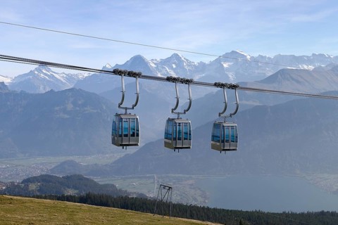 Cabins of the Niederhornbahn