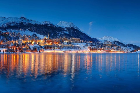 St. Moritz and Lake St. Moritz