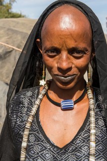 Traditional dressed woman