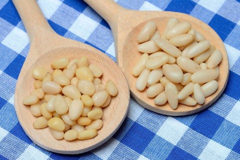 Cedar and pine nuts