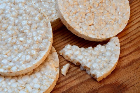 Stacked rice cakes