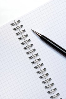 Notepad and mechanical pencil