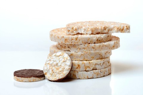Stacked rice wafers