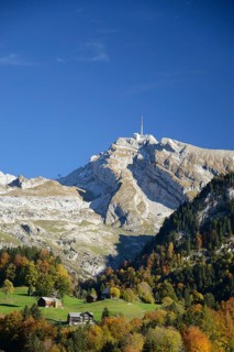 Saentis with transmitter tower