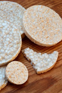 Stacked rice cakes