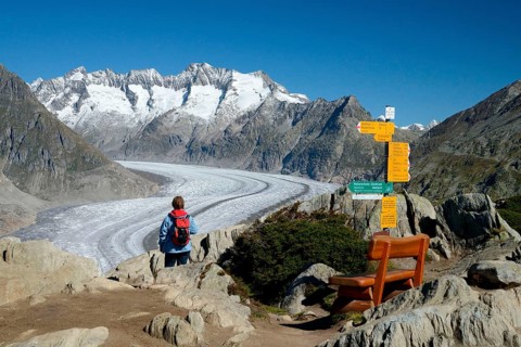 Moosfluh viewpoint