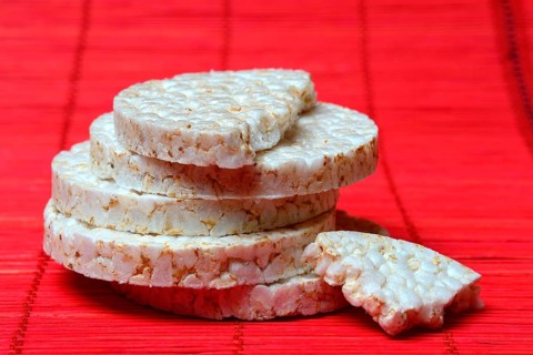Stacked rice cakes