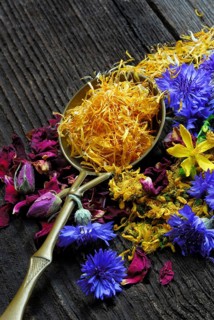Flowers and spoons