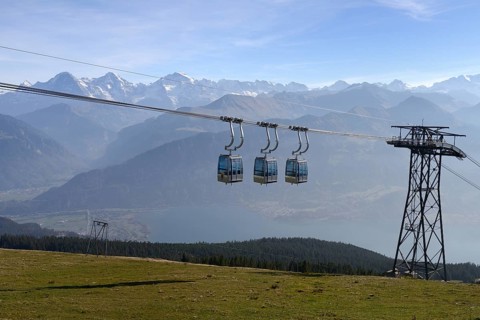 Cabins of the Niederhornbahn