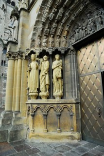 Sculptures on the portal