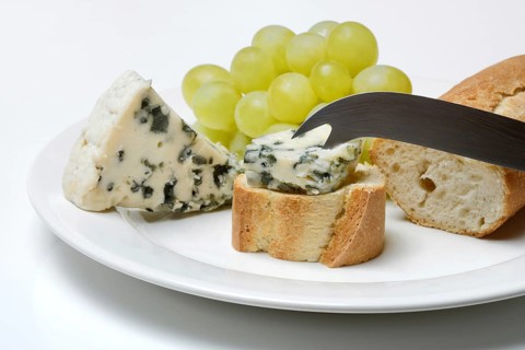 Roquefort on bread and fair