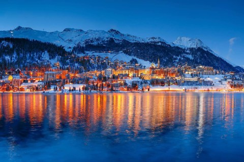 St. Moritz and Lake St. Moritz