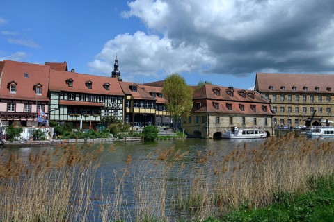Old Town Quarter Little Venice on the banks of the Regnitz