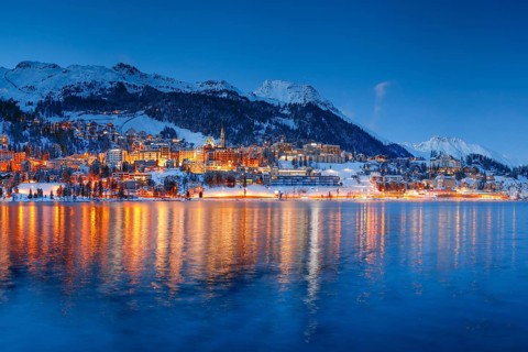 St. Moritz and Lake St. Moritz