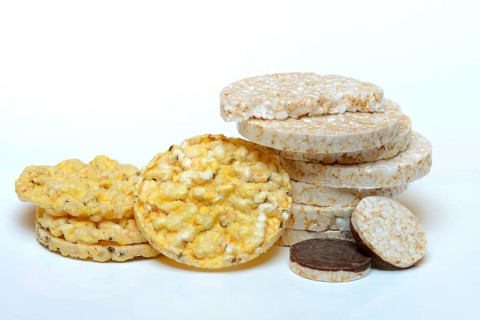Stacked rice wafers