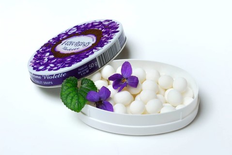Violet pastilles