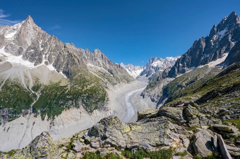 Glacier tongue Mer de Glace