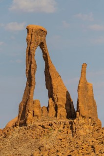 Ragged rock arch