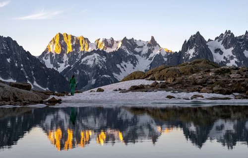 Morning atmosphere at sunrise