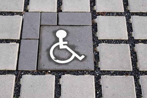 Pictogram wheelchair user